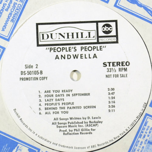 Andwella / People's People (US Promo)の画像