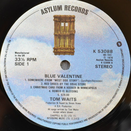 Tom Waits / Blue Valentine (UK)β