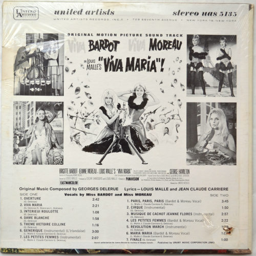 Brigitte Bardot, Jeanne Moreau / Viva Maria! OST (US Sealed!!!)β