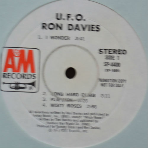 Ron Davies / U. F. O. (US Promo)β