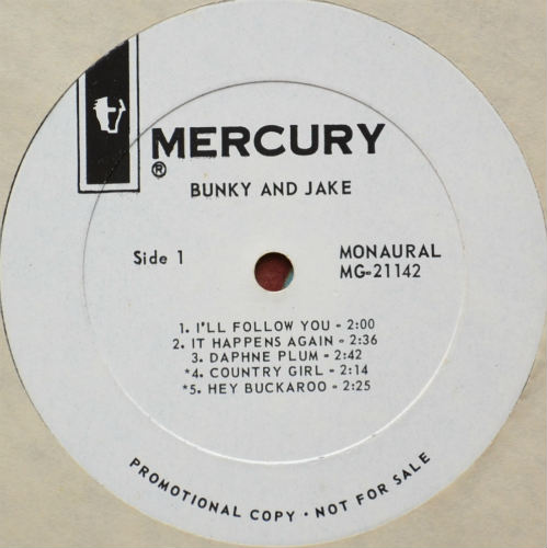 Bunky And Jake / Bunky And Jake (Promo)β