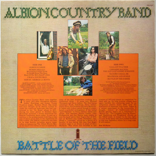 Albion Country Band / Battle Of The Field (UK)β