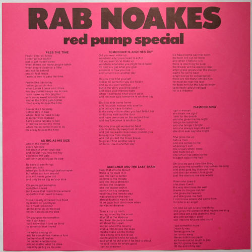 Rab Noakes / Red Pump Specials (UK)β