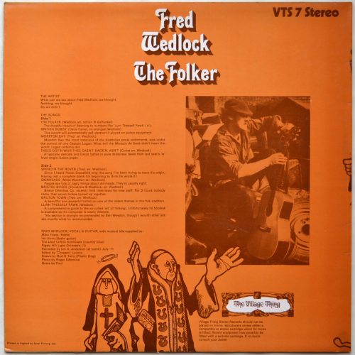 Fred Wedlock / The Folkerβ