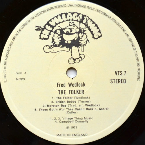 Fred Wedlock / The Folkerβ