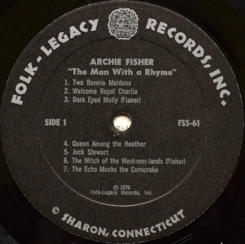 Archie Fisher / The Man With A Rhyme (In Shrink w/Booklet)β