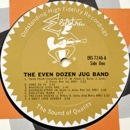 Even Dozen Jug Band / Even Dozen Jug Band (US Early Press)β