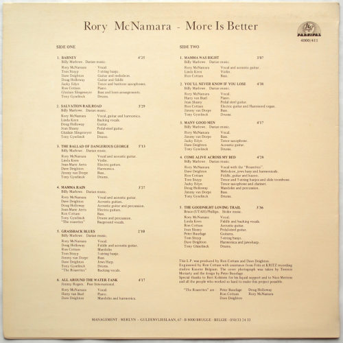 Rory McNamara / More Is Betterβ