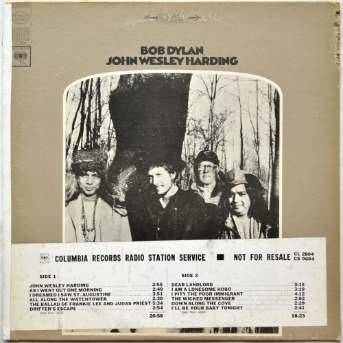 Bob Dylan / John Wesley Harding (Rare Promo)β