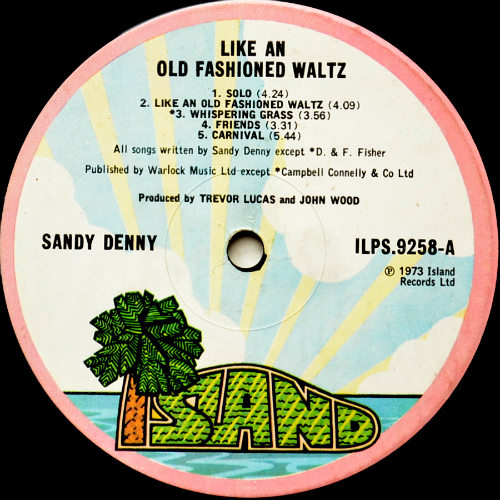 Sandy Denny / Like An Old Fashioned Waltz (UK Early Press)β