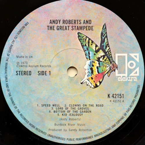 Andy Roberts And The Great Stampede / Same (Matrix-1)の画像