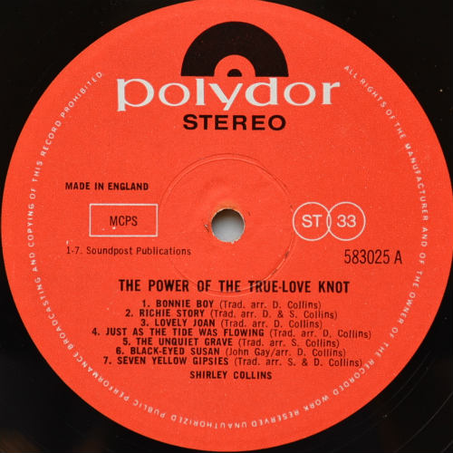 Shirley Collins / The Power Of The True Love Knot (UK Matrix-1)β