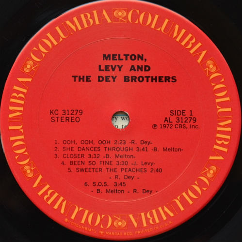 Melton, Levy & the Dey Bros. / Same (Promo)β