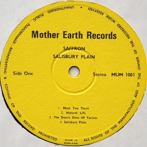 Saffron (Summerfield) / Salisbury Plain (Mother Earth)β