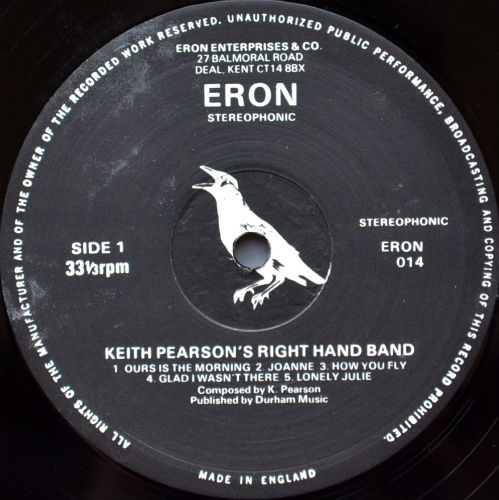 Keith Pearson's Right Hand Band / Sameβ