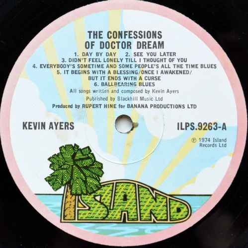 Kevin Ayers / The Confessions of Dr. Dream and Other Stories (UK Early Press)β