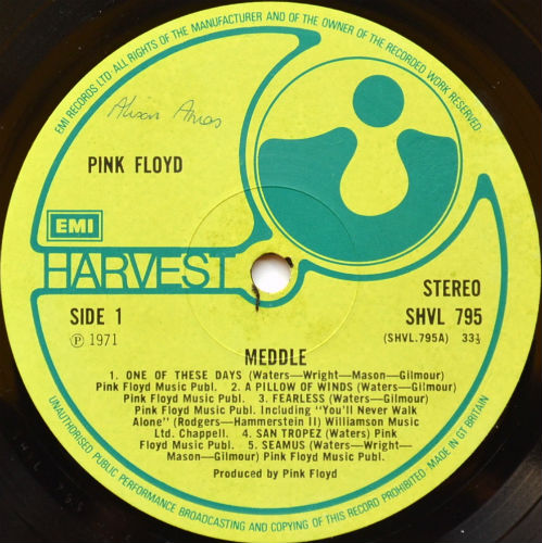 Pink Floyd / Meddle (UK)β