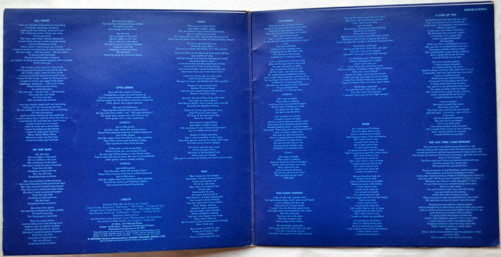 Joni Mitchell / Blue (UK Matrix-1)β