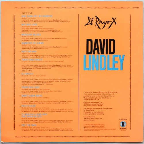 David Lindley / El Rayo-X (UK)β