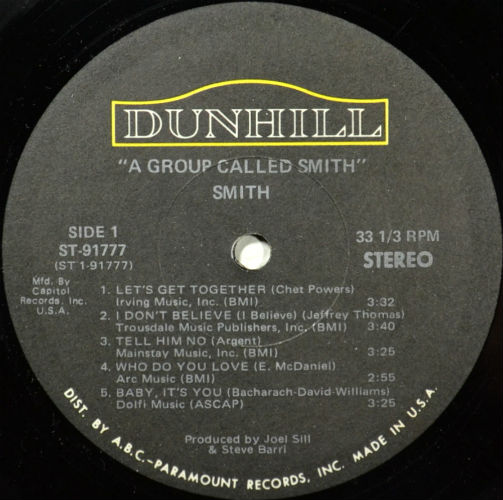 Smith (Gayle McCormick) / A Group Called Smith (In Shrink)β