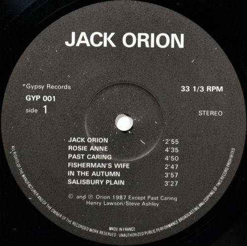 Orion / Jack Orionβ