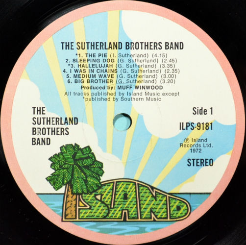 Sutherland Brothers Band / The Sutherland Bros. Band (UK Early Press)β