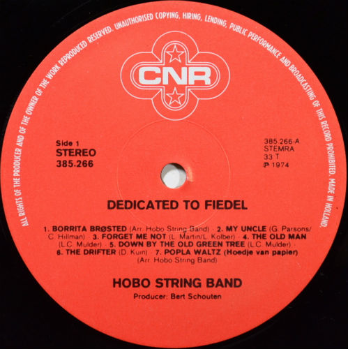 Hobo String Band / Dedicated To Fiedelβ