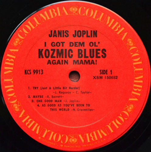 Janis Joplin / I Got Dem Ol' Kozmic Blues Again Mama! (Shrink + Sticker)β