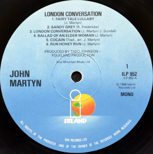 John Martyn / London Conversation (Blue Island Issue)β