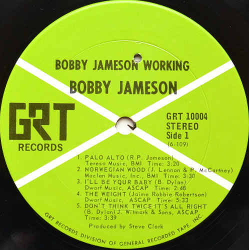 Bobby Jameson / Working!β