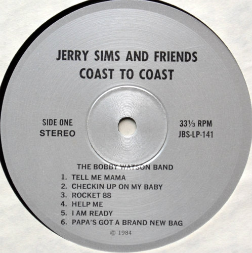 Jerry Sims And Friends / Coast To Coastβ
