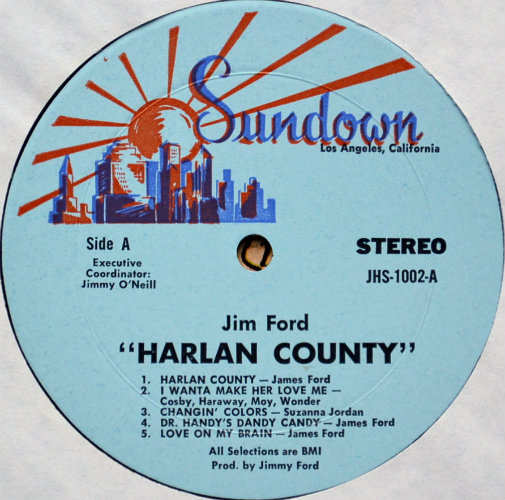 Jim Ford / Harlan County (US Original)β