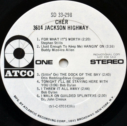 Cher / 3614 Jackson Highway (US Promo)β