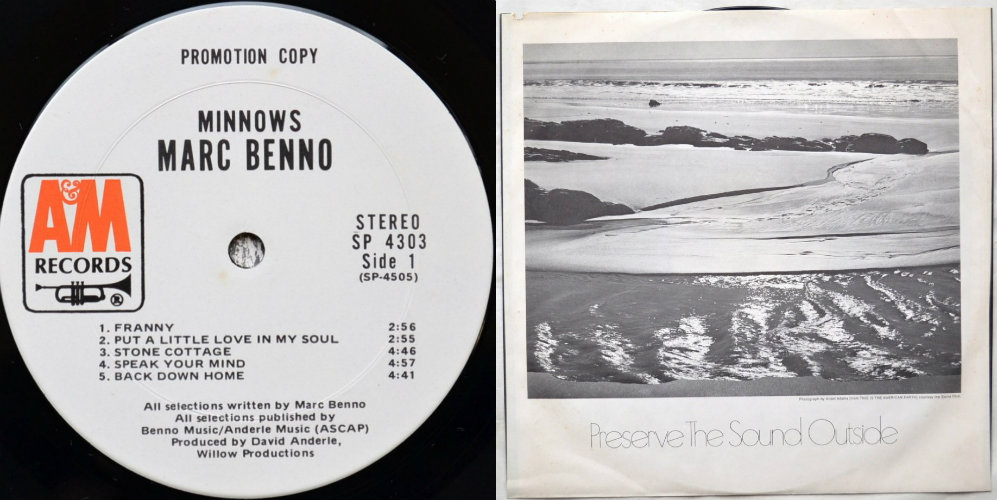 Marc Benno / Minnows (Rare Promo)β