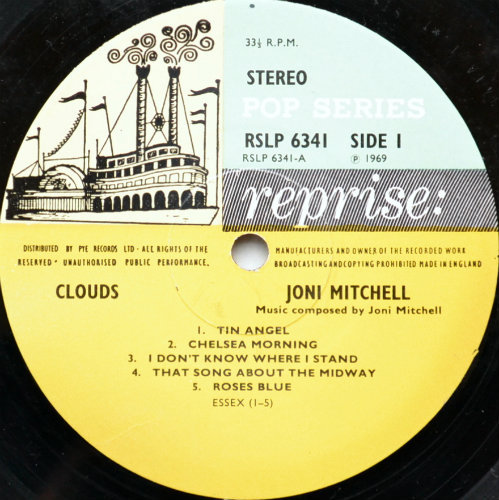 Joni Mitchell / Clouds (UK Matrix-1 3 tone Label)β