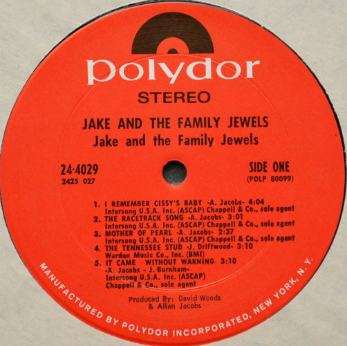 Jake And The Family Jewels (In Shrink) / Sameβ