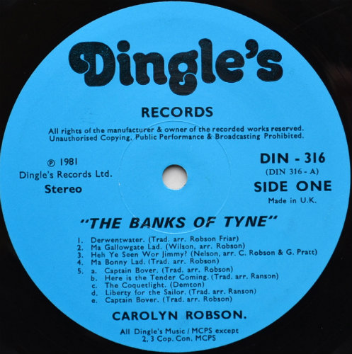 Carolyn Robson / Banks Of Tyneβ