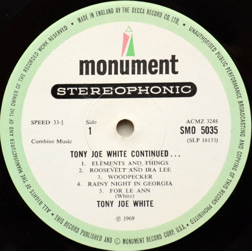Tony Joe White / ...Continued (UK)β