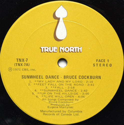 Bruce Cockburn / Sunwheel Dance (Canada)β
