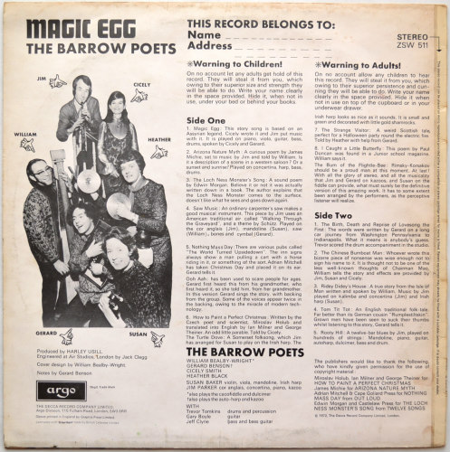 Barrow Poets / Magic Eggβ