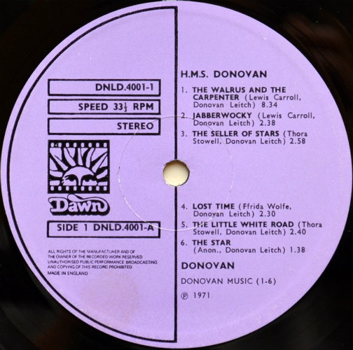 Donovan / HMS Donovan (Purple Label) - DISK-MARKET