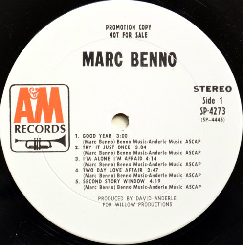 Marc Benno / Marc Benno (Rare Promo)β