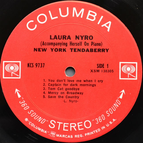 Laura Nyro / New York Tendaberry (Early Press)β