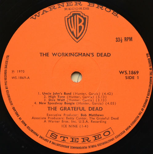 Grateful Dead / Workingman's Dead (UK Matrix-1)β