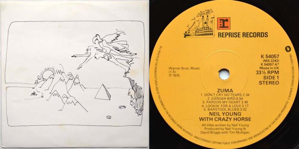 Neil Young With Crazy Horse / Zuma (UK)β