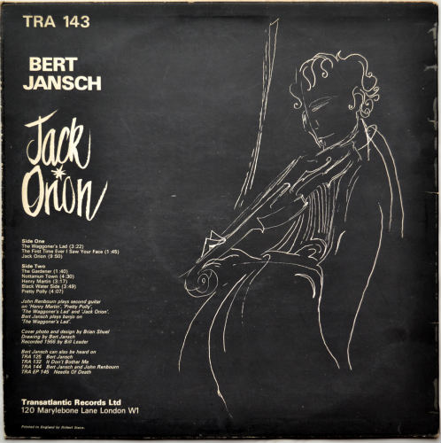 Bert Jansch / Jack Orion (UK Early Press)β