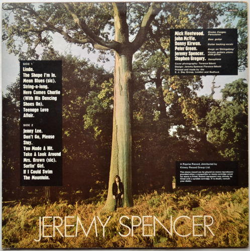 Jeremy Spencer / Jeremy Spencer (UK 2nd Issue)β