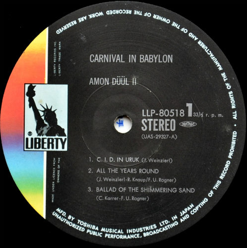 Amon Duul II / Carnival In Babylon ܽˤβ