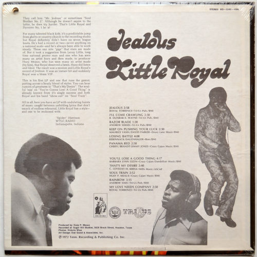 Little Royal / Jealous (US 1st Edition Sealed!)β