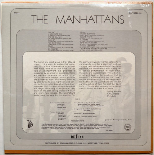 Manhattans, The / A Million To One (Sealed!)β
